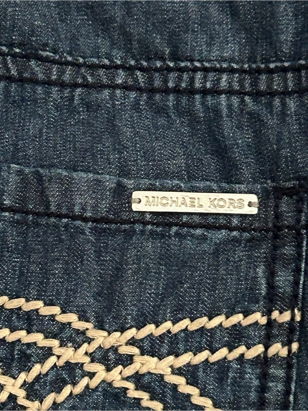 Michael Kors Wide Leg Cropped Culotte Jeans | Size 6